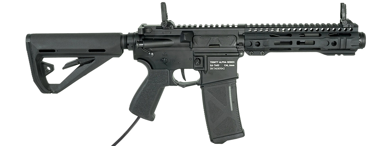 Trinity Armament Alpha SBR 7.9" AEG w/ GATE Titan II Bluetooth & Pulsar D - (Black)