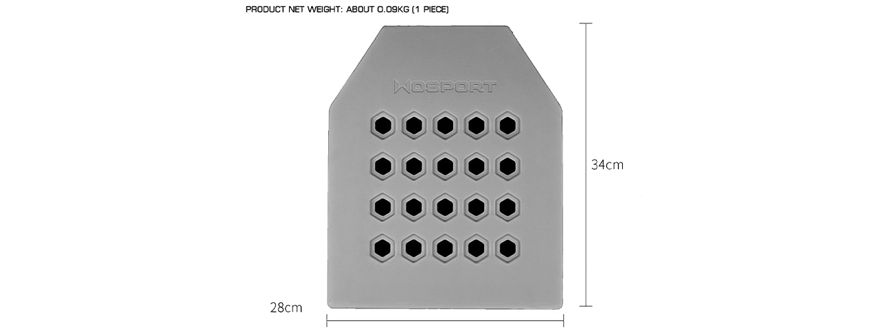 Tactical "Bulletproof" Plate Lining For Airsoft - (2 Pack)