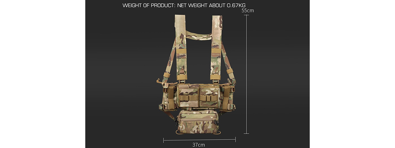 MK3 Tactical Modular Chest Rig - (Camo)