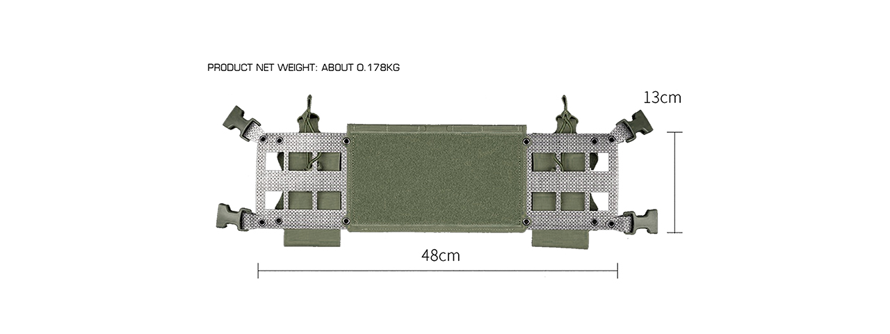 MK4 Chest Rig Expansion Chassis II - (OD Green)