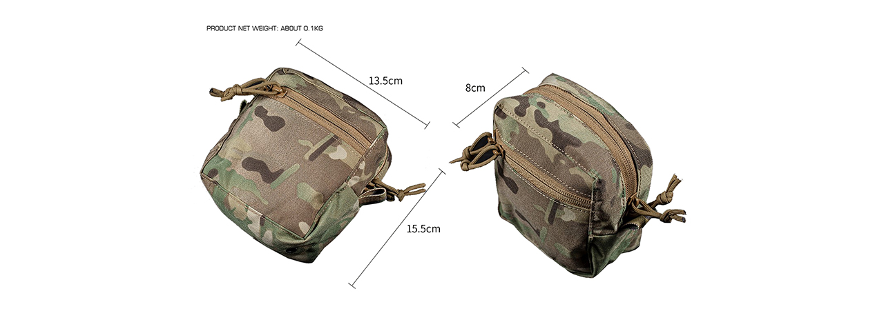 Small Tactical GP Pouch - (Camo)