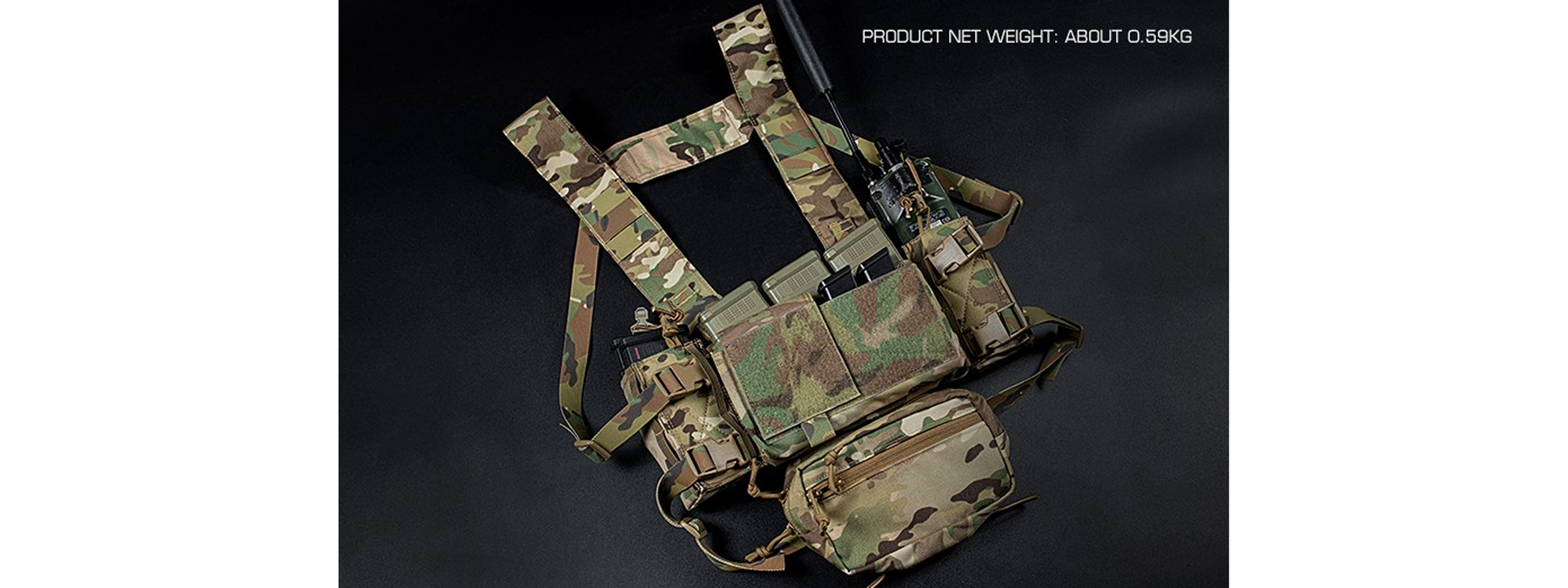 MK4 Tactical Chest Rig Carrier - (Camo)