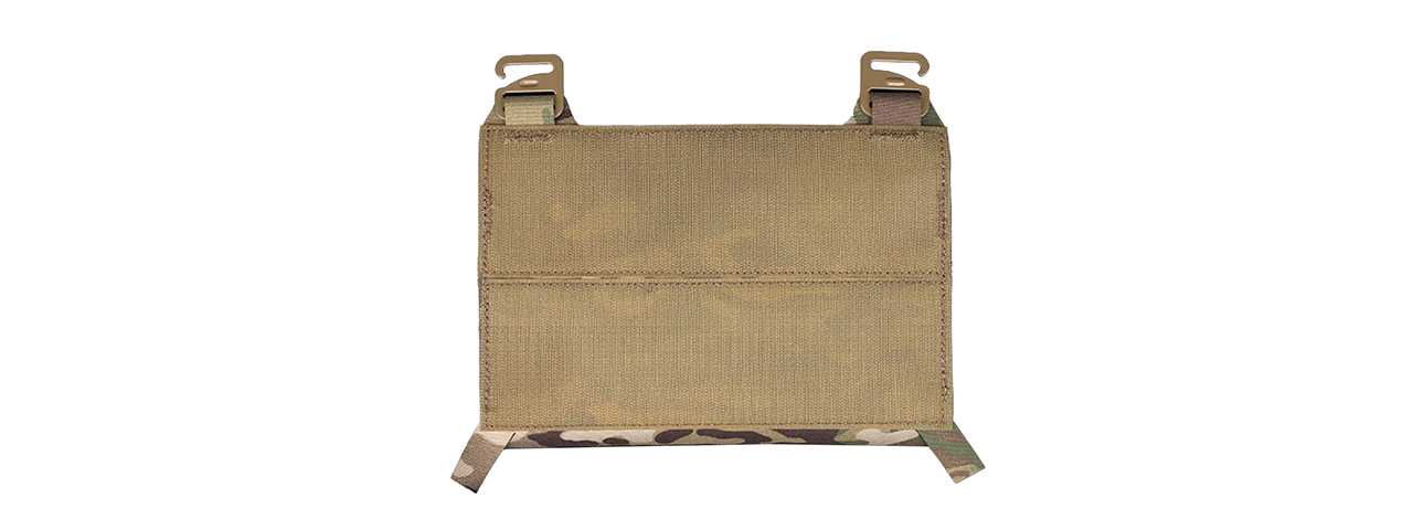 Tactical Vest Front Plate With Built In Magazine Pouch - (Camo)