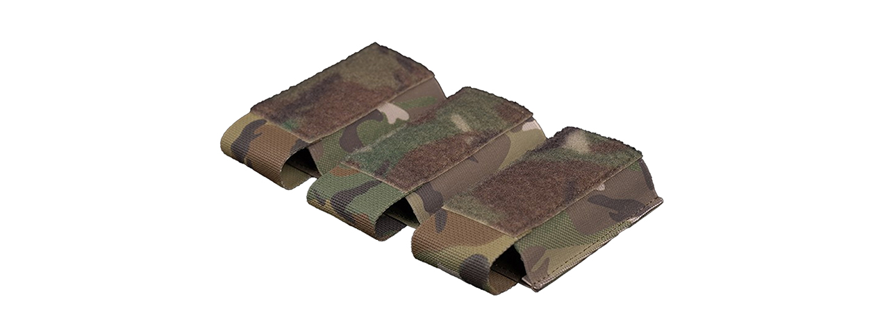 Triple 5.56 Magazine Pouch Attachment For Tactical Vests - (Camo)