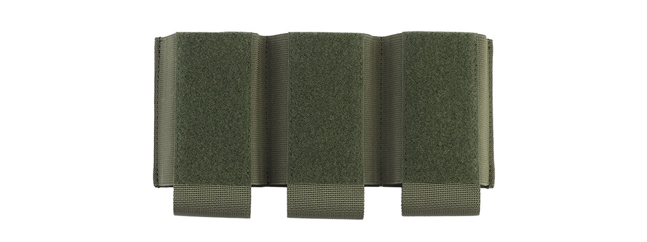 Triple 5.56 Magazine Pouch Attachment For Tactical Vests - (OD Green)