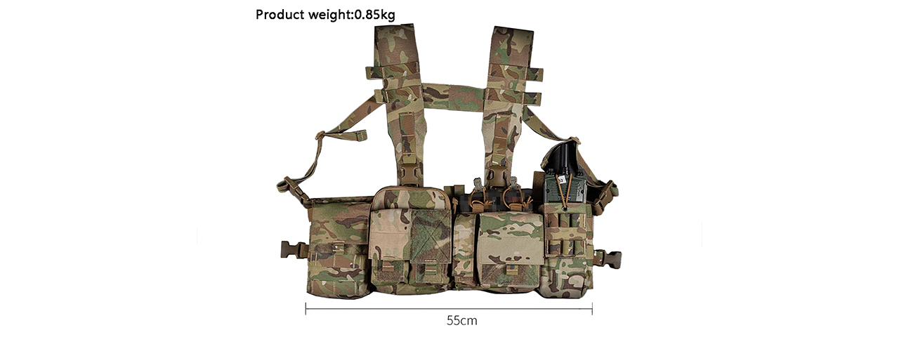 UW Tactical Patrol Commuter Chest Rig - (Camo)