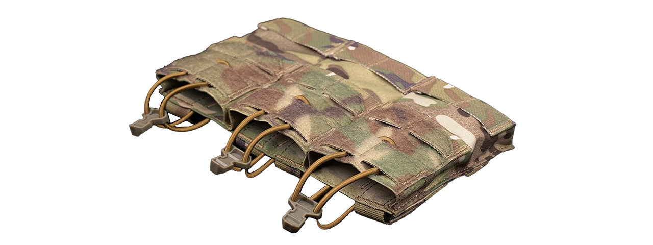 Dual Purpose 5.56 Triple Magazine Pouch - (Camo)