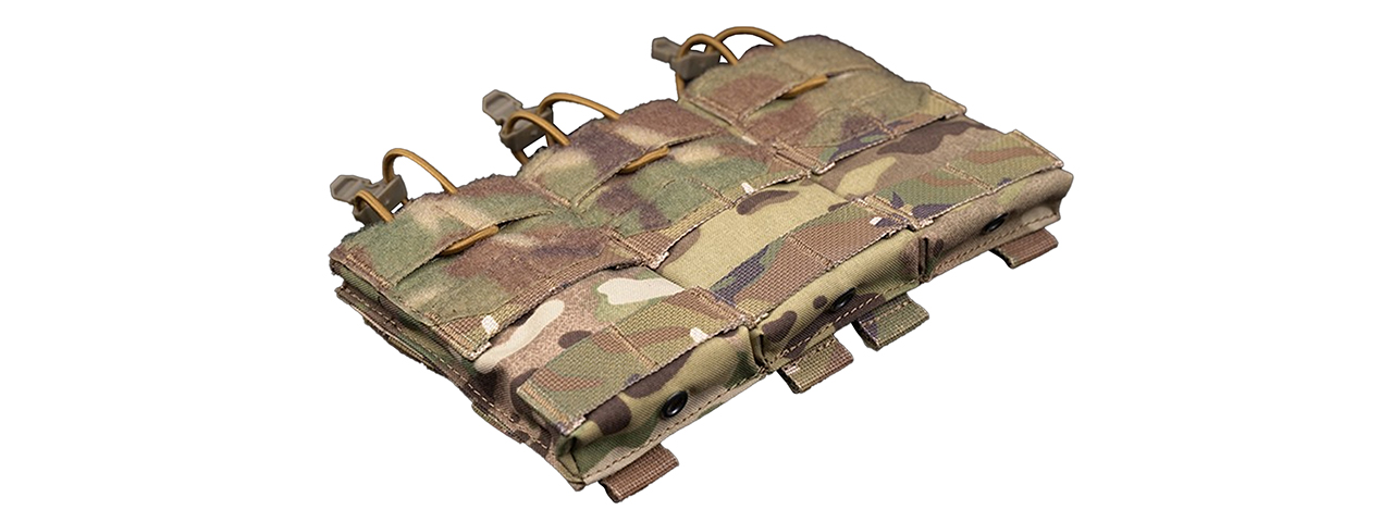 Dual Purpose 5.56 Triple Magazine Pouch - (Camo)