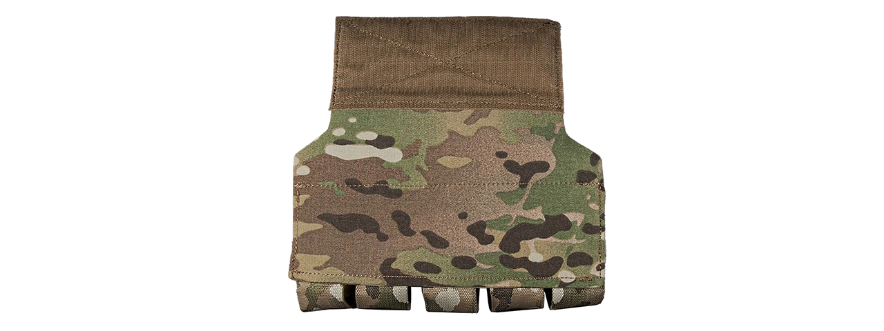 MOLLE Webbing Quintuplets Grenade Pouches For Tactical Vest Expansion - (Camo