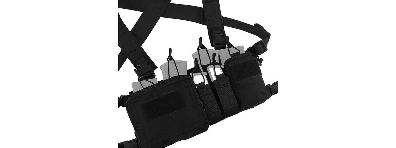 Strategic Style Tactical Chest Rig - (Black)