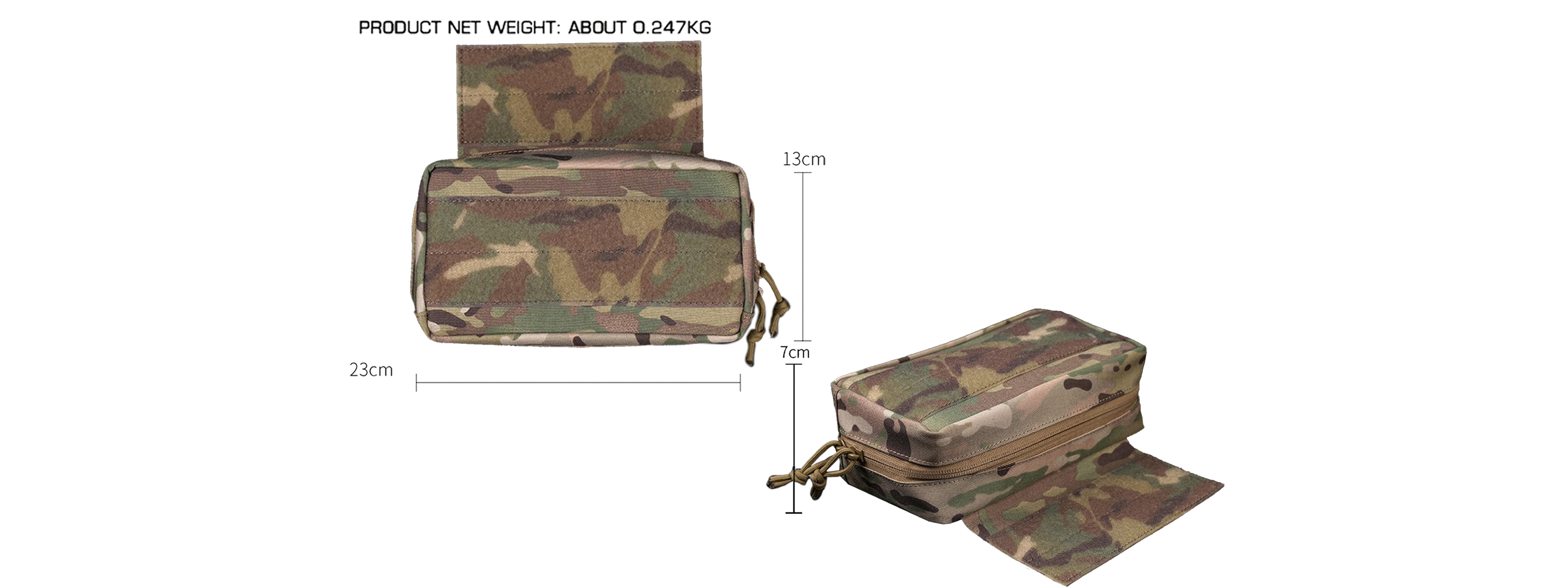 Modular Multifunctional Hanging Pouch - (Camo)