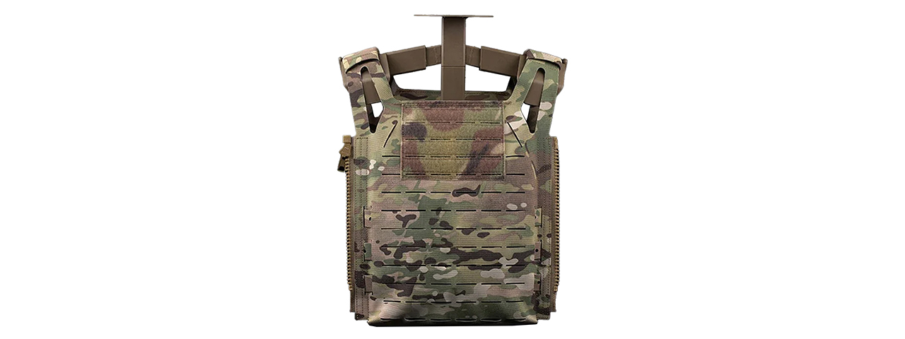 Military Tactical Vest Quick Release Plate Carrier - (Camo)