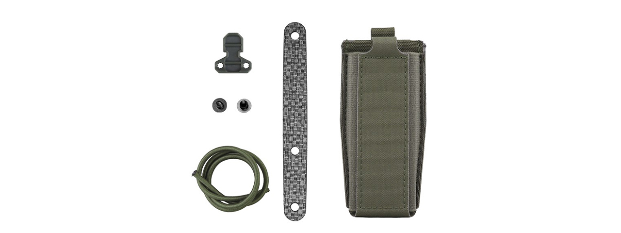 Lightweight Tactical Belt Multi-Angle Magazine Pouch - (Ranger Green)