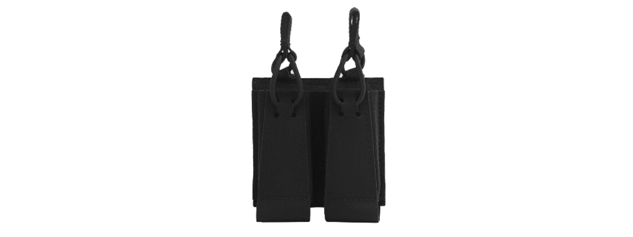 Tactical Assaulter Double Pistol Mag Pouch - (Black)