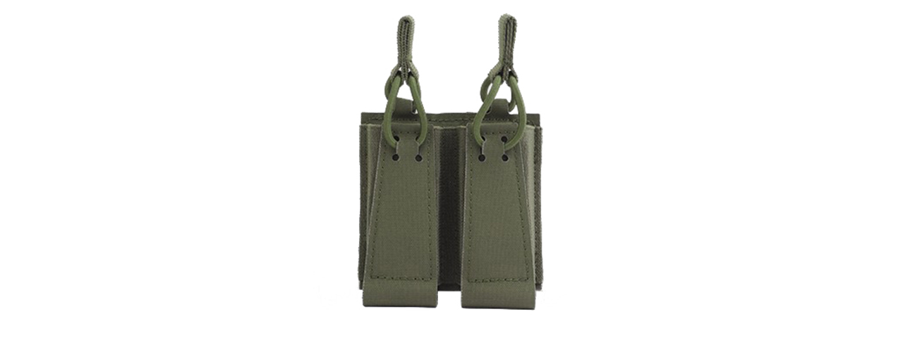 Tactical Assaulter Double Pistol Mag Pouch - (Ranger Green)