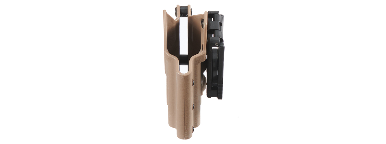 Lancer Tactical Light Bearing Hard Shell Holster for Glock 17 (Tan)