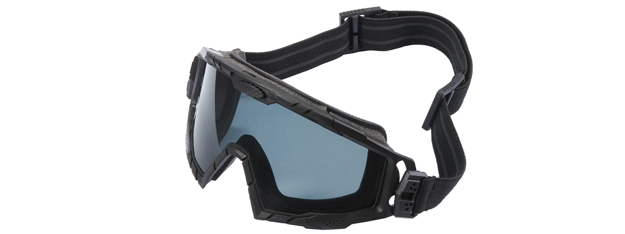 FMA SI Ballistic Goggle 2.0 with Black Lens - (Black)