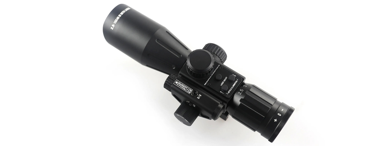 Lancer Tactical Outdoor Hunting Sport 2.5-10x40IR Scope - (Black)