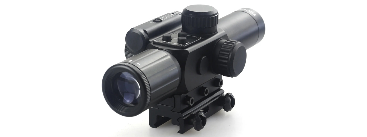 Lancer Tactical 4x25IR Short-Range Outdoor Hunting Scope - (Black)