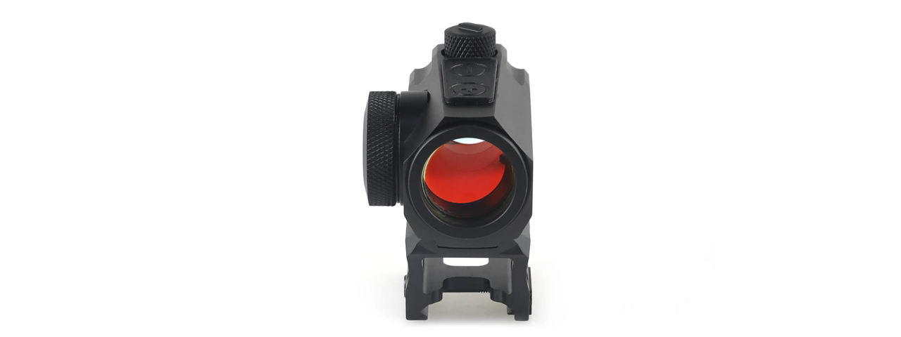 Lancer Tactical Enclosed Red Dot Sight R5A 1x Magnification Scope - (Red Glass/Black)