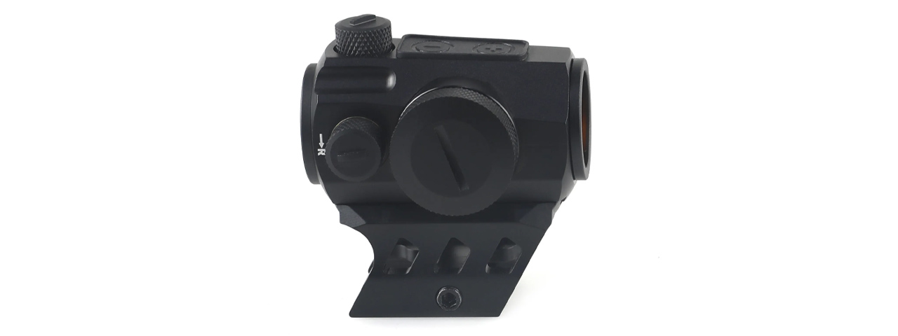 Lancer Tactical Enclosed Red Dot Sight R5A 1x Magnification Scope - (Red Glass/Black)