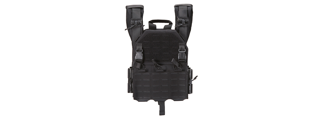 Lancer Tactical 2018 Front/Back Pro Plate Carrier - (Black)