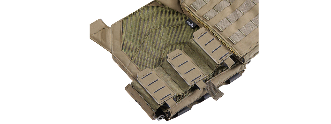 Lancer Tactical 2018 Front/Back Pro Plate Carrier - (Ranger Green)