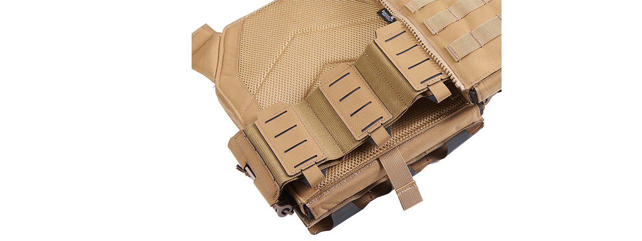 Lancer Tactical 2018 Front/Back Pro Plate Carrier - (Tan)