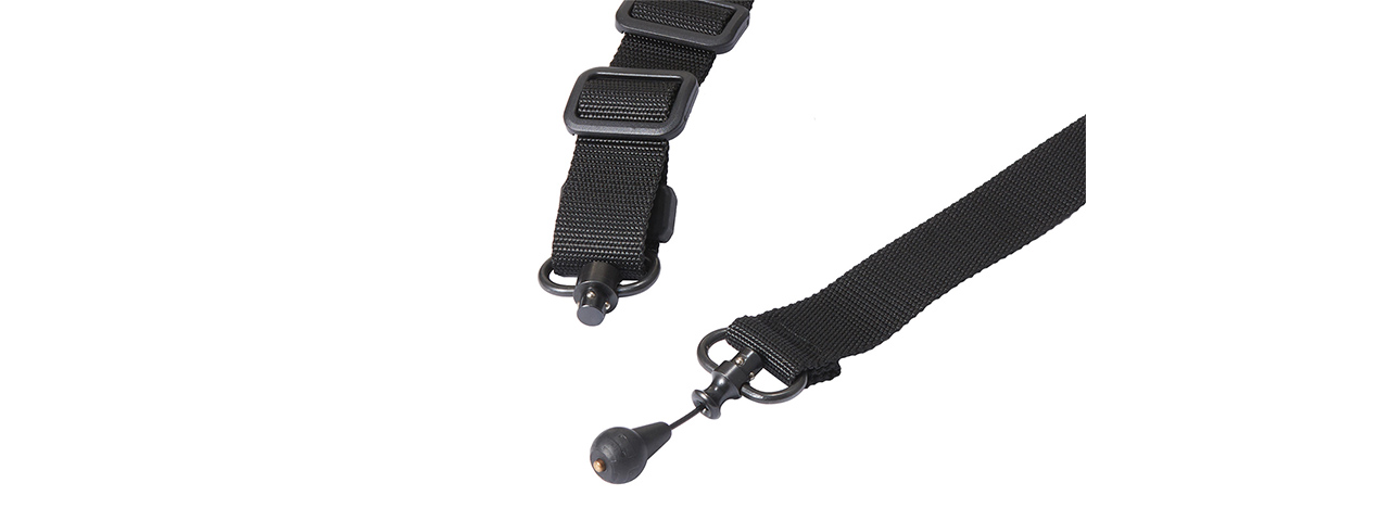 Lancer Tactical QD 2 Point Rifle Sling - (Black)