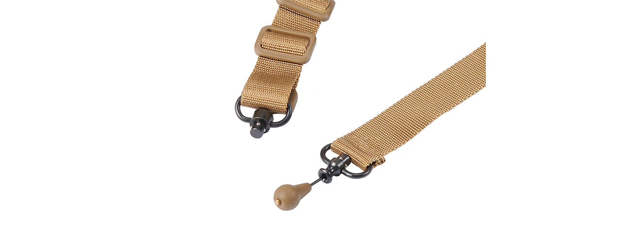 Lancer Tactical QD 2 Point Rifle Sling - (Tan)