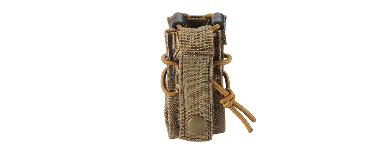 Lancer Tactical Single Molle Pistol Magazine TKO Pouch - (Camo)