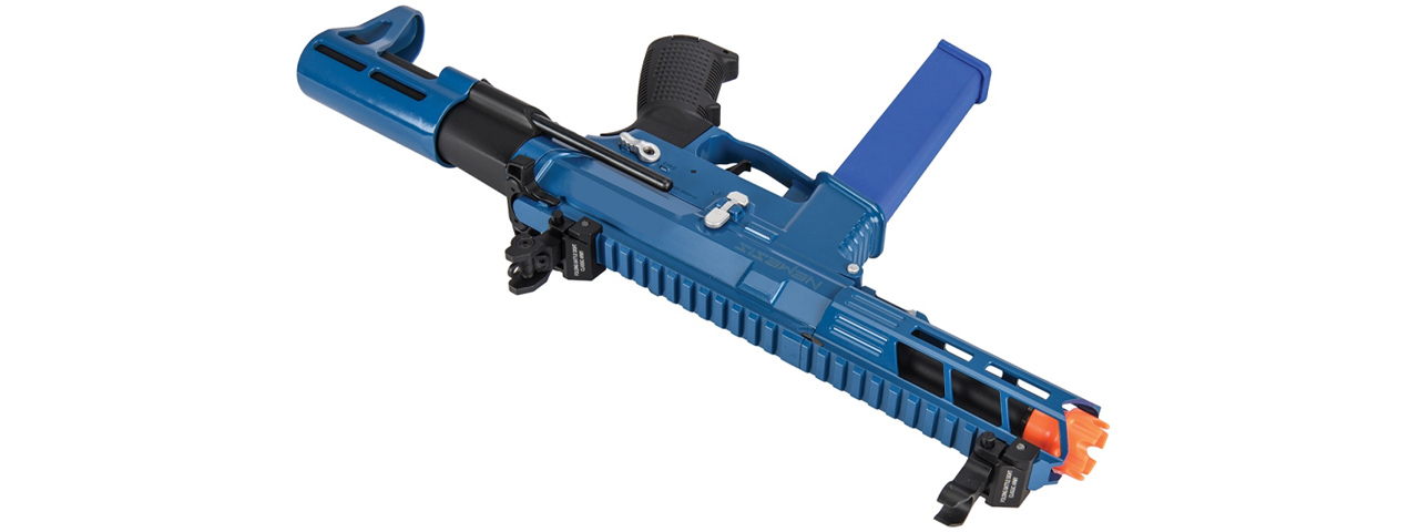 Classic Army Nemesis X9 PDW SMG AEG (Blue / Silver)