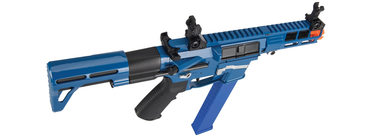 Classic Army Nemesis X9 PDW SMG AEG (Blue / Silver)