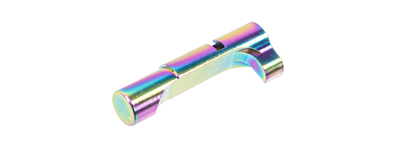 COWCOW CNC Steel Match Grade Magazine Release For Marui TM Hi-Capa GBB Pistols - (Rainbow)