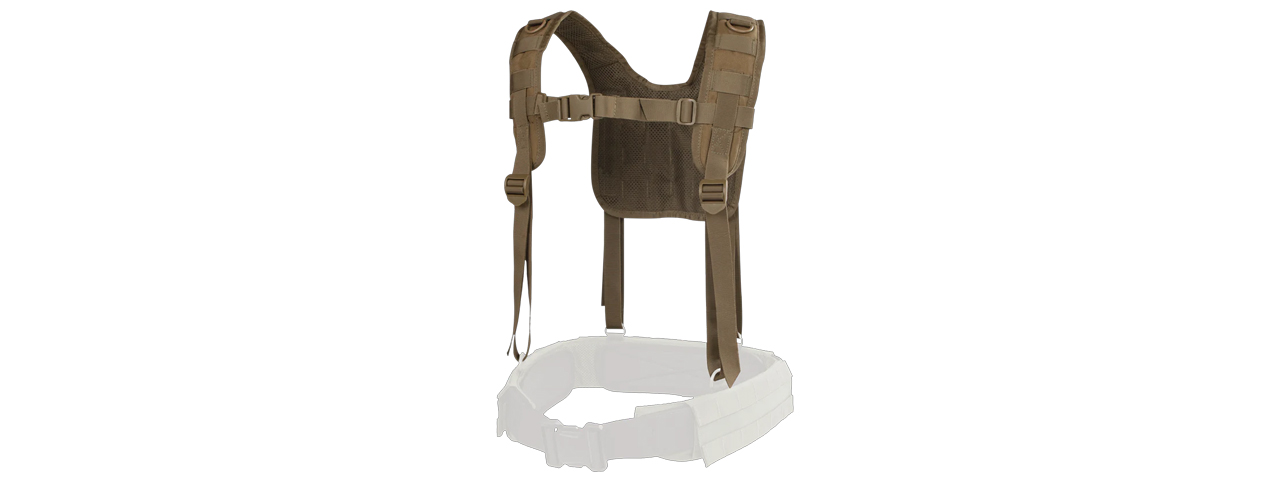 Condor Outdoor Shoulder H-Harness - (Tan)