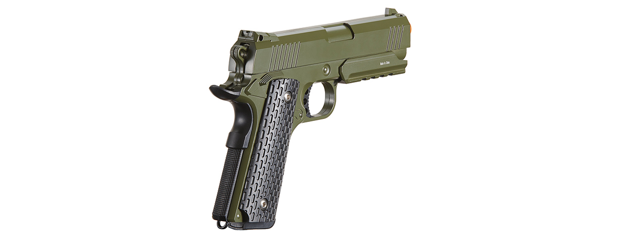 Galaxy G25 Metal 1911 Airsoft Spring Pistol - (OD Green)