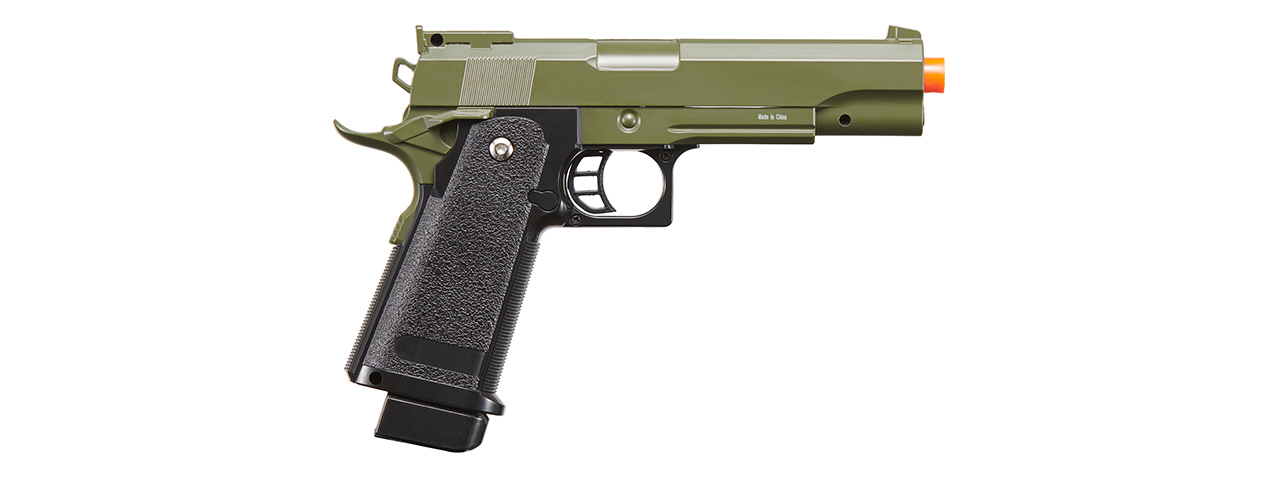 Galaxy M1911 Airsoft Metal Spring Pistol - (OD Green)