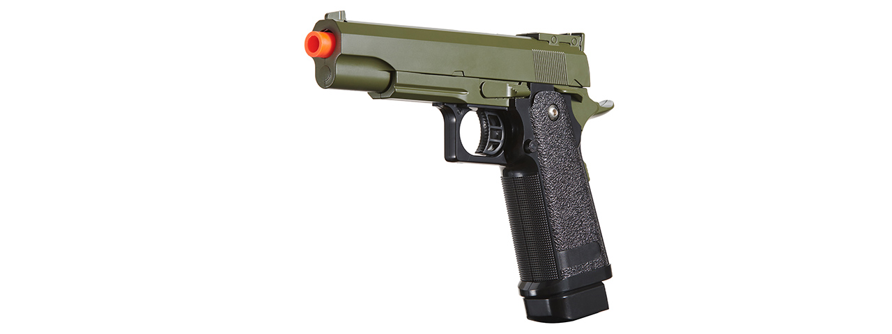 Galaxy M1911 Airsoft Metal Spring Pistol - (OD Green)