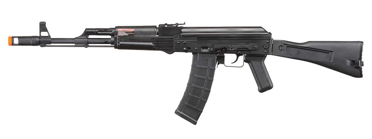 WellFire AK74 Co2 Blowback Airsoft Rifle with Folding Stock (Color: Black)