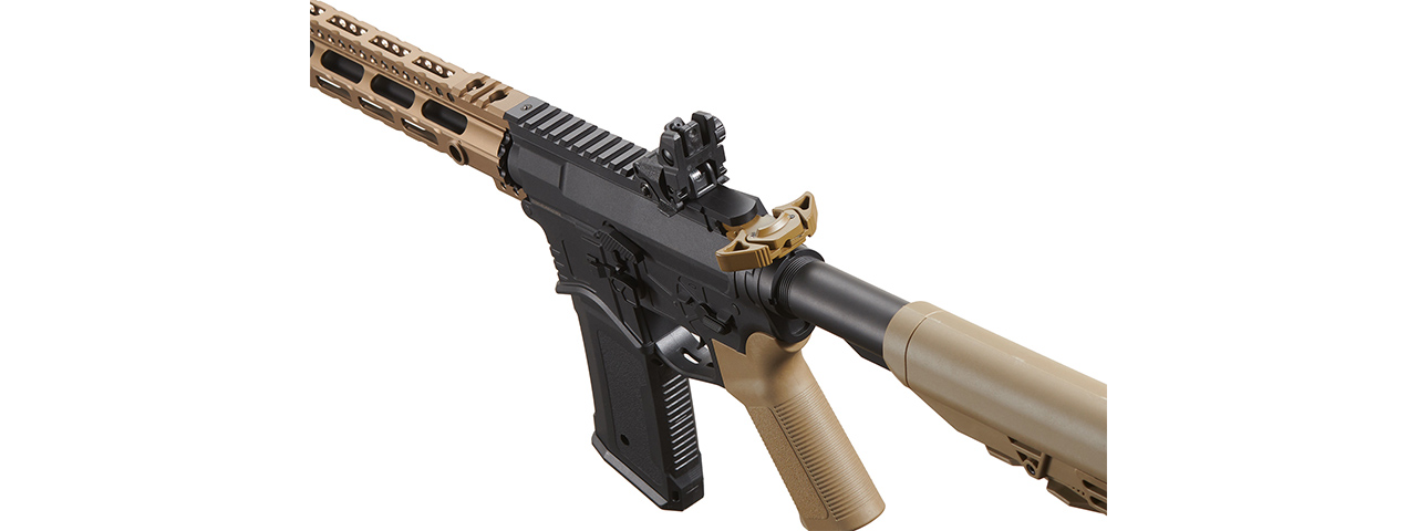 Golden Eagle Combat AR 12.5'' AEG Airsoft Rifle - (Two-Tone)