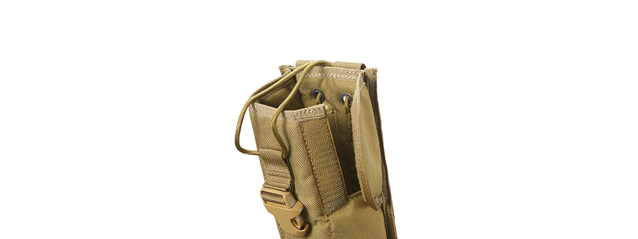 TMC Airsoft MOLLE PRC 148 Radio 1000D Cordura Pouch Accessory - Tan