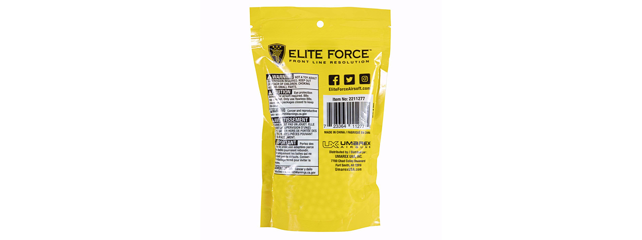 Elite Force Tracer BBs 1,000 Count .20G - (White)