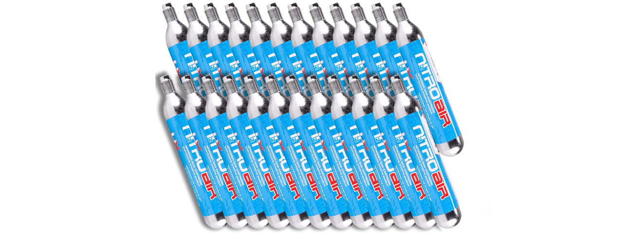 Umarex NitroAir Pre-Filled Nitrogen Cartridges - (24 Pack)