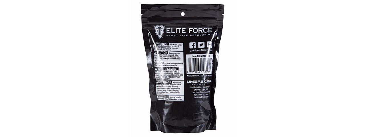 Elite Force Milsim Heavy Reserve Biodegradable .40 gram BBs 1000 Count - (White)