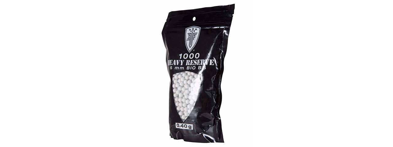 Elite Force Milsim Heavy Reserve Biodegradable .40 gram BBs 1000 Count - (White)