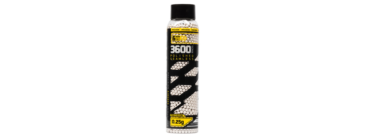 HK Army HOSTILE Precision 3600 Count .25G BB's - (White)