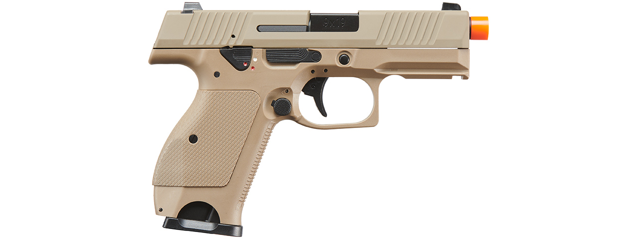 Kizuna Works KW-15K Gas Blowback Airsoft Pistol - (Metal/Cerakote FDE)