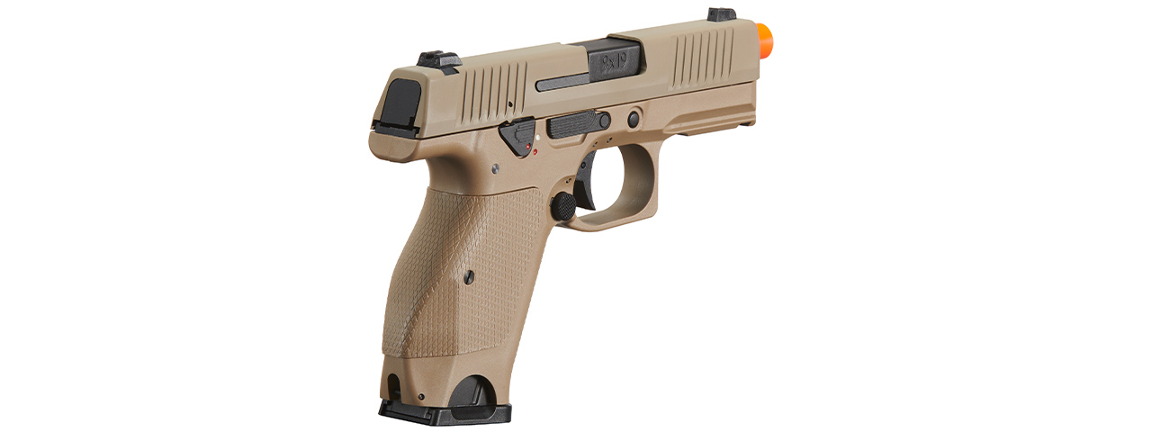 Kizuna Works KW-15K Gas Blowback Airsoft Pistol - (Metal/Cerakote FDE)