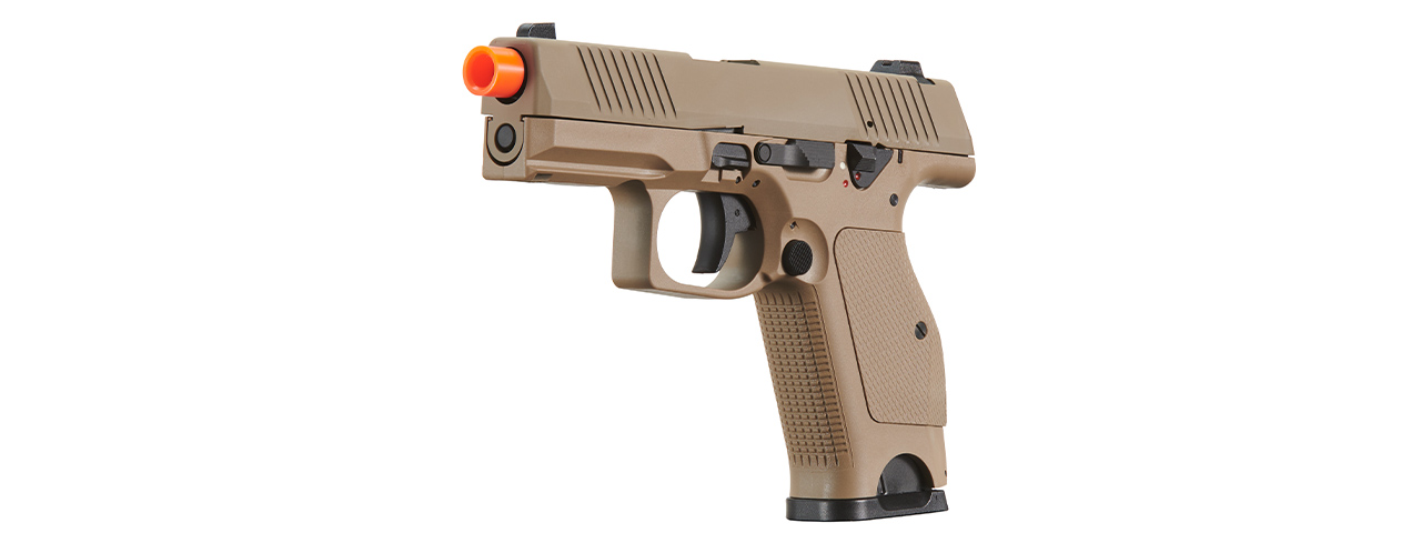 Kizuna Works KW-15K Gas Blowback Airsoft Pistol - (Metal/Cerakote FDE)