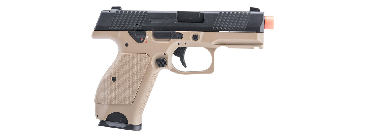 Kizuna Works KW-15K Gas Blowback Airsoft Pistol - (Tan/Black)